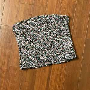 American Eagle Floral Tube Top